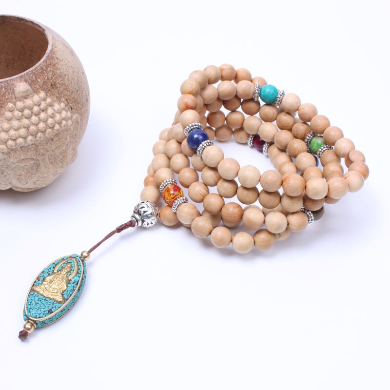 Wood Beads Mala