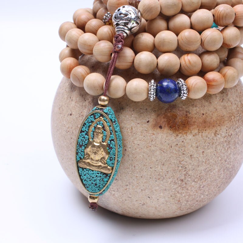 Wood Beads Mala