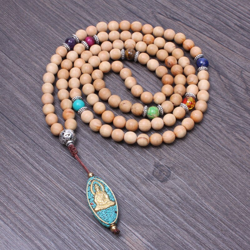 Wood Beads Mala